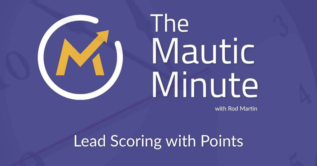 thiết lập điểm trong mautic