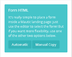 kết nối form layered popup với mautic