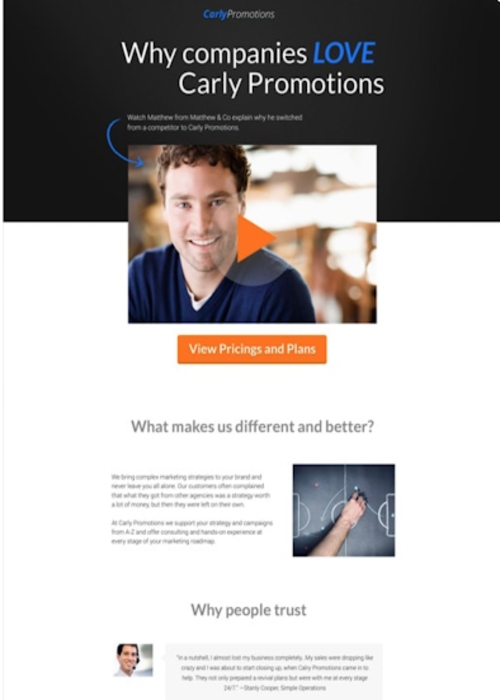 tối ưu landing page