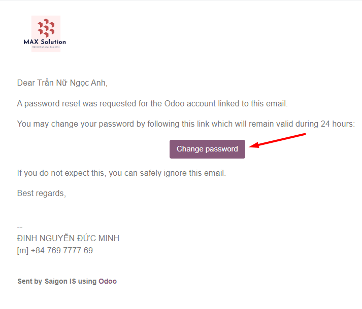 email giao dịch