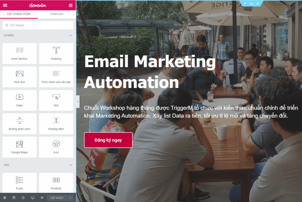 tối ưu landing page