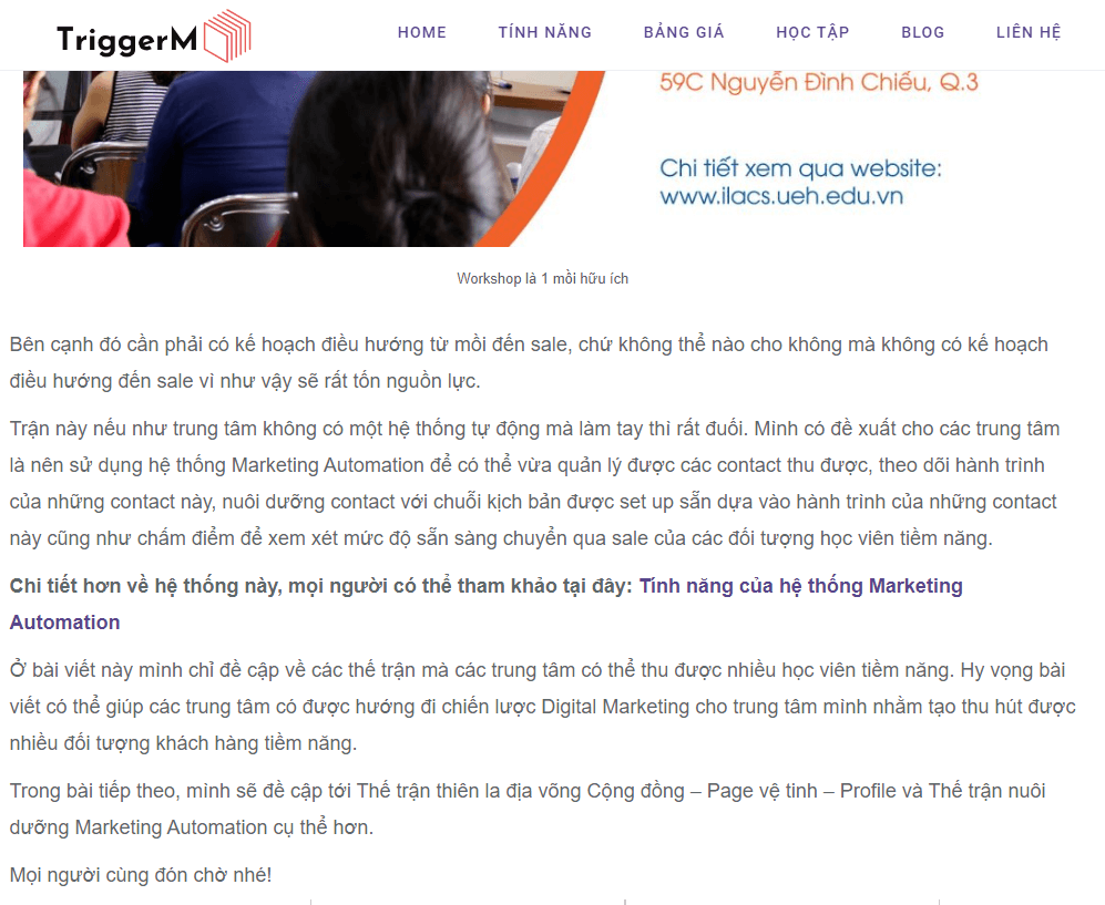 viết long form content